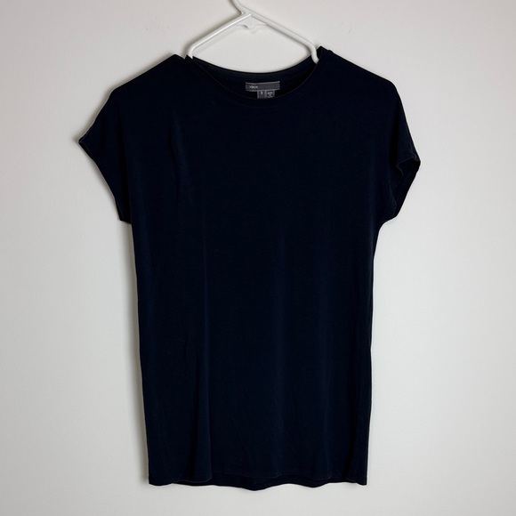 Vince Tops - Vince Navy Short Sleeve Tee size small